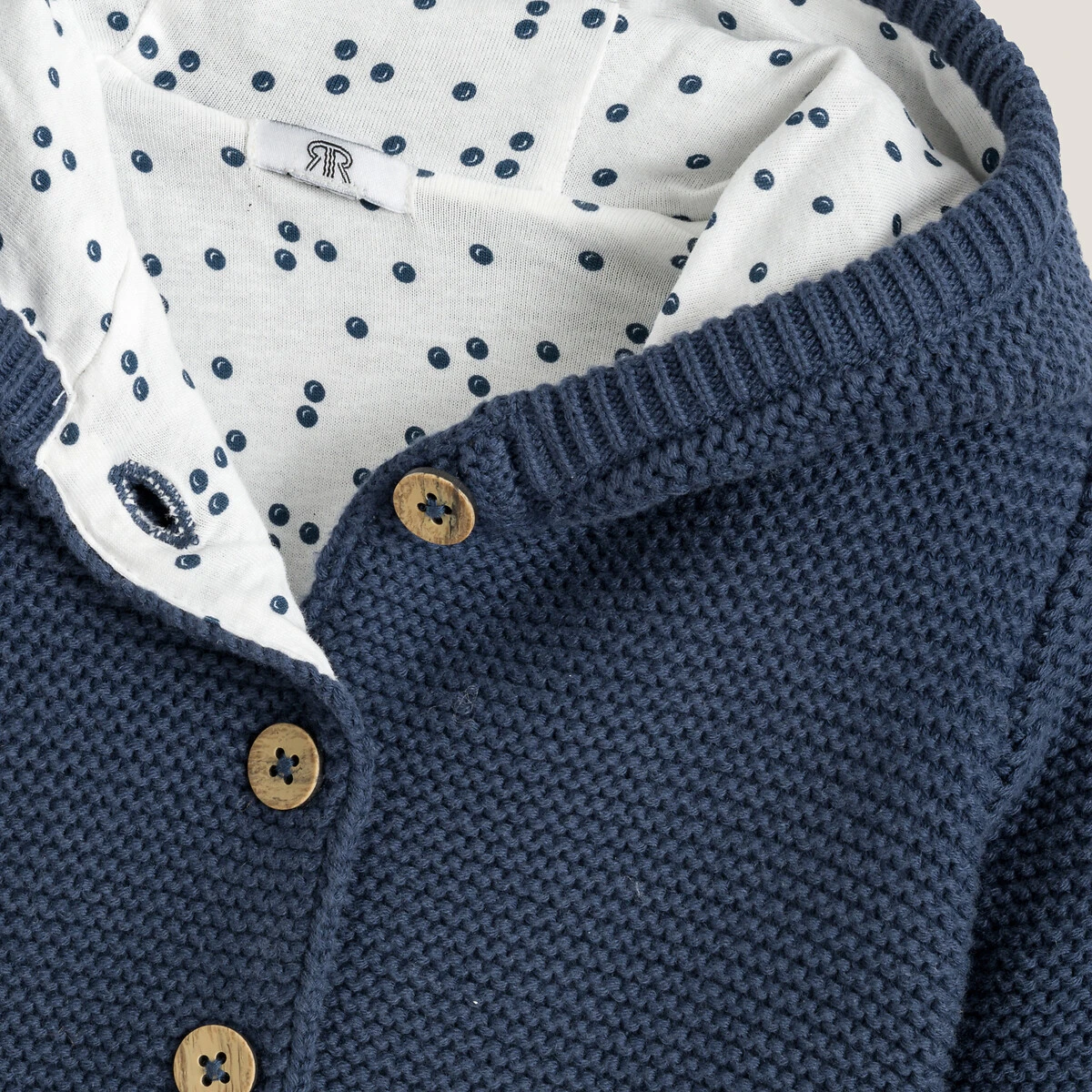 Gilet à Capuche Boutonné Et Doublé, Coton Bio 3 Gilet à Capuche Boutonné Et Doublé, Coton Bio – Image 3