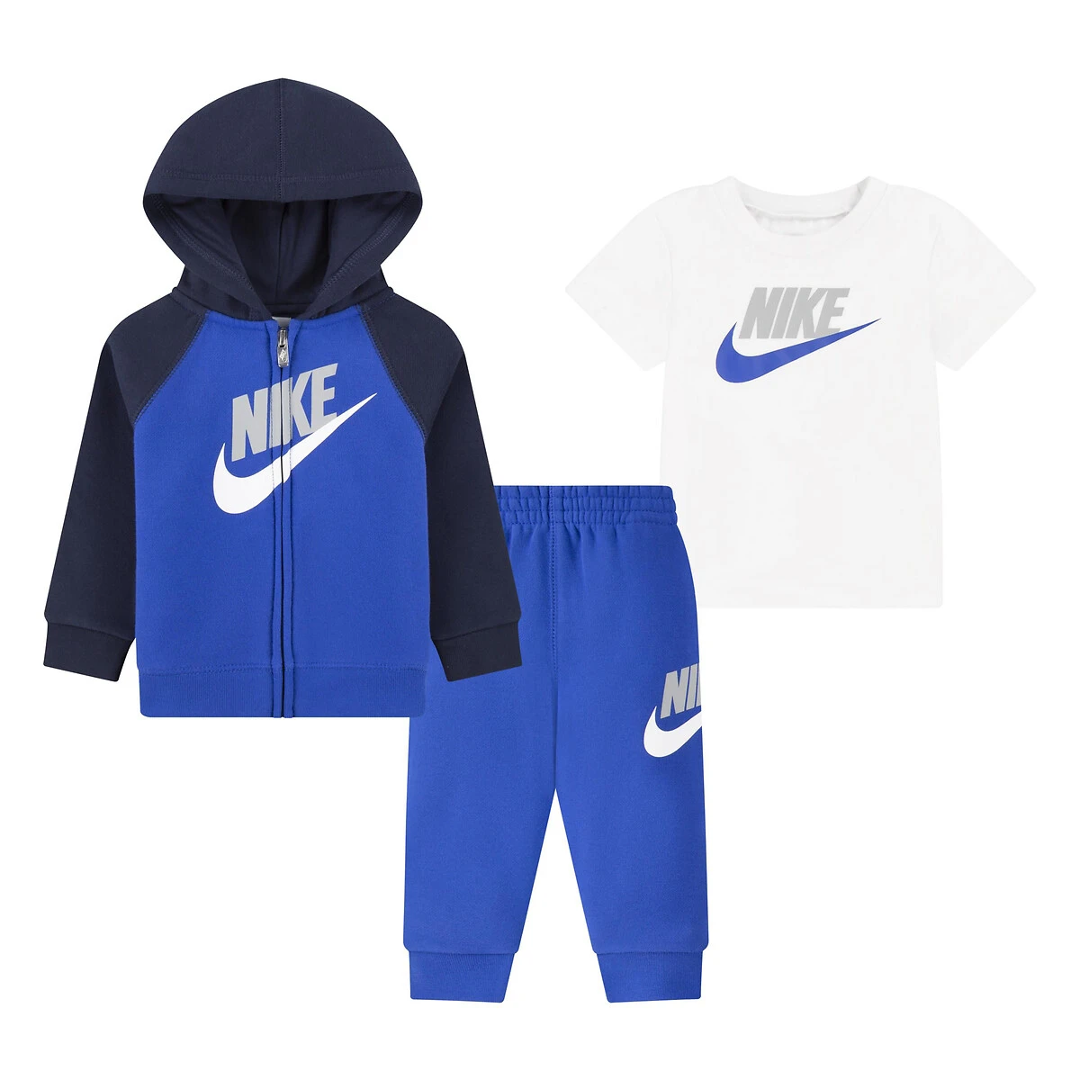 Nike Ensemble Sweat à Capuche + T-shirt + Jogging 1 Nike Ensemble Sweat à Capuche + T-shirt + Jogging
