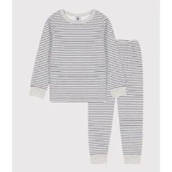 PETIT BATEAU Pyjama 2 Pièces Manches Longues Rayé