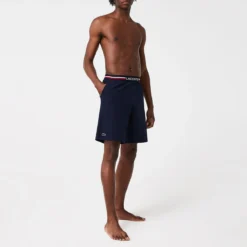 Lacoste Bas De Pyjama Short Ceinture Tricolore -Mode Décontractée 872540ac3e808c9c82ae18b5a589da7f