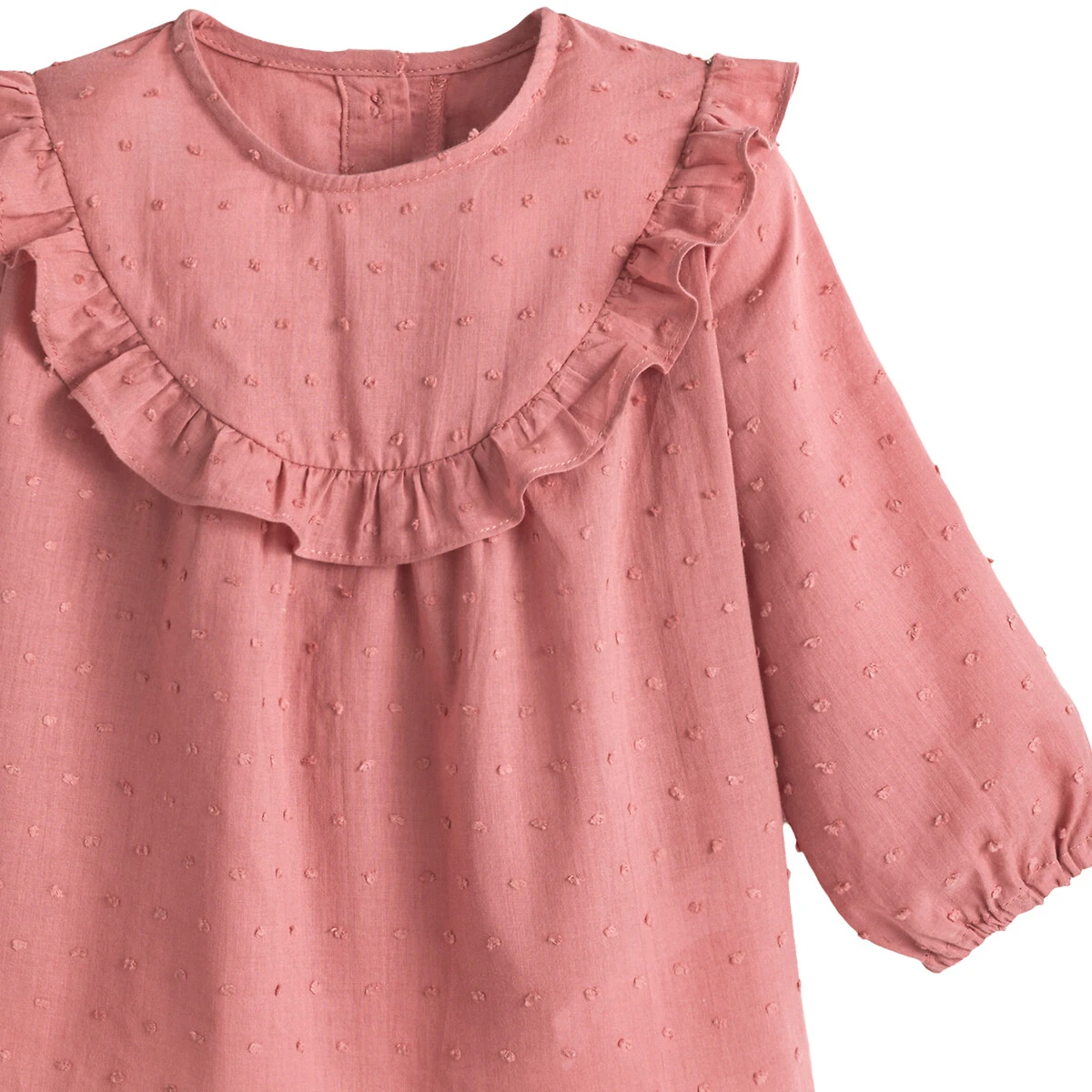 Blouse Manches Longues En Plumetis 3 Blouse Manches Longues En Plumetis – Image 3