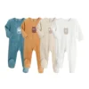 Lot De 4 Pyjamas Velours Coton
