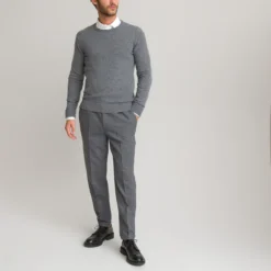 Pull Col Rond En Cachemire, Made In Europe -Mode Décontractée 87e2ff5a5b2c9a0d7d8f7388a69a8dee