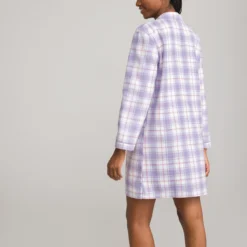 Chemise De Nuit Maternité Manches Longues Flanelle -Mode Décontractée 880abb5049d586486e1d6e99258fe9af