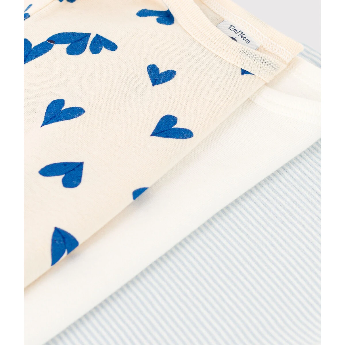 PETIT BATEAU Lot De 3 Bodies Manches Courtes En Coton 3 PETIT BATEAU Lot De 3 Bodies Manches Courtes En Coton – Image 3