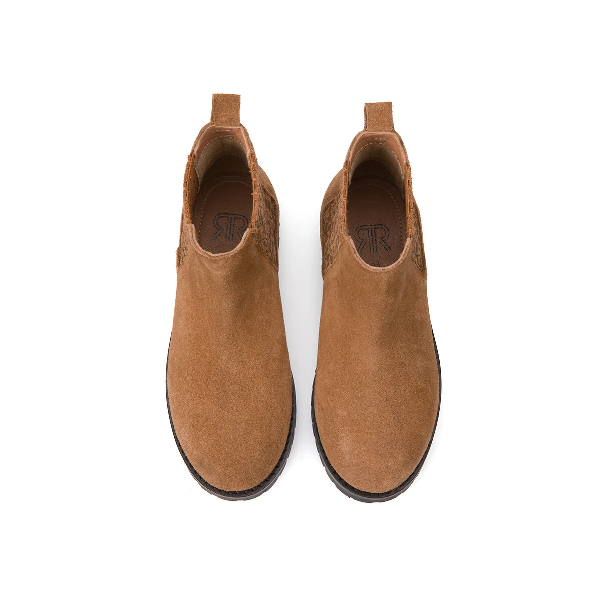 Bottines Cuir, Détail Léopard 3 Bottines Cuir, Détail Léopard – Image 3