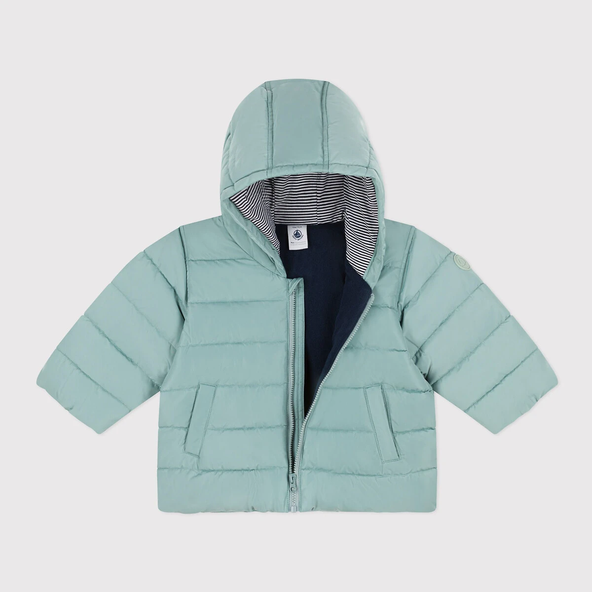 PETIT BATEAU Doudoune à Capuche Doublée Polaire 3 PETIT BATEAU Doudoune à Capuche Doublée Polaire – Image 3