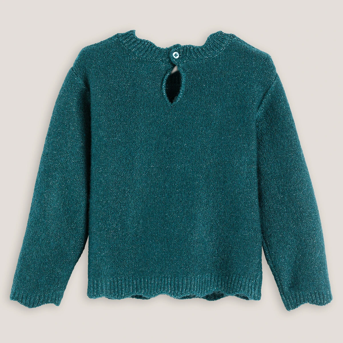 Pull Col Rond En Maille Ajourée 4 Pull Col Rond En Maille Ajourée – Image 4