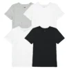 Lot De 4 T-shirts Unis En Coton