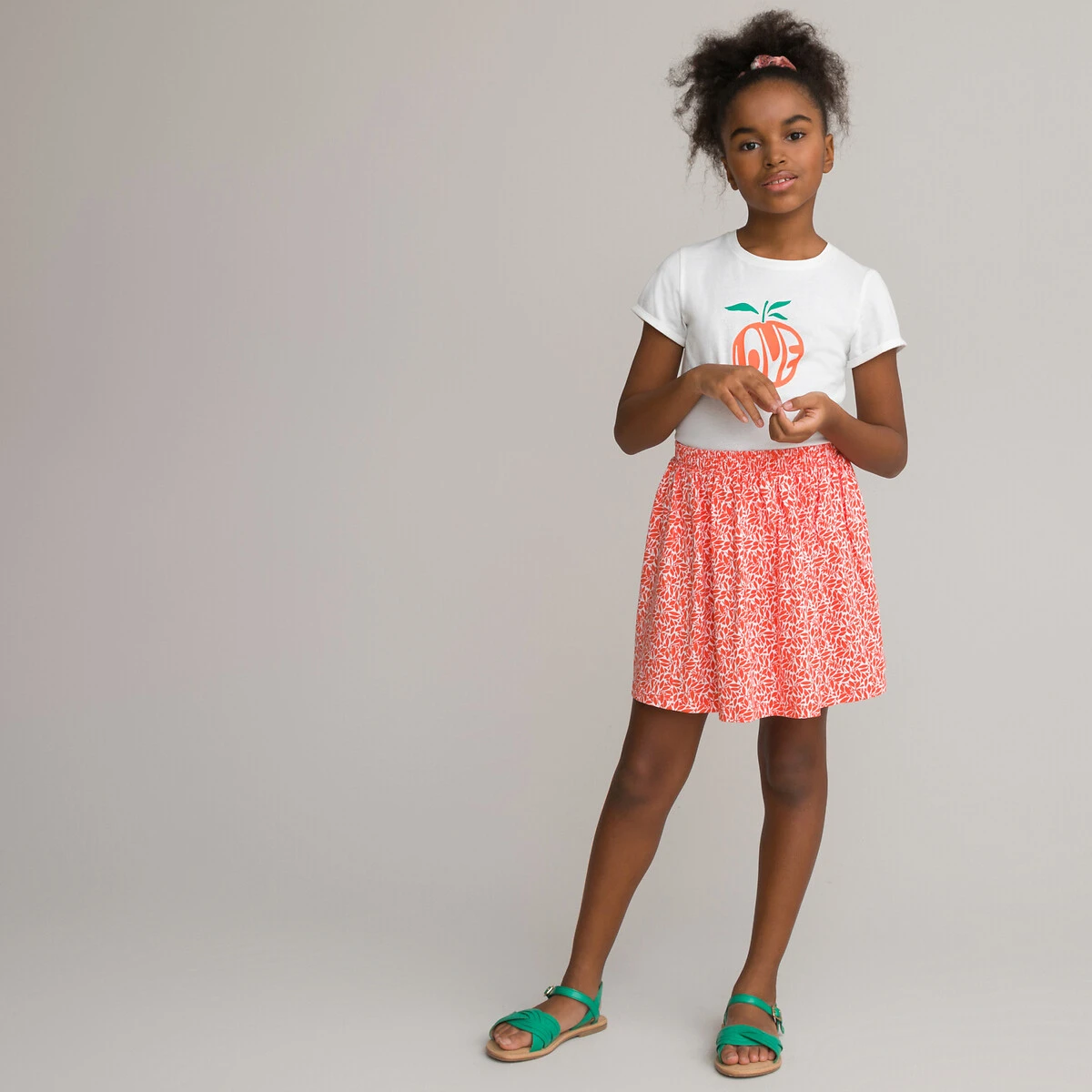 Jupe évasée, Imprimé Feuillage 2 Jupe évasée, Imprimé Feuillage – Image 2