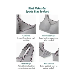 Glamorise Soutien-gorge De Sport, Sans Armatures 16 Glamorise Soutien-gorge De Sport, Sans Armatures -Mode Décontractée 8d2129bffc3a054cf48e5e180d9b8ea5