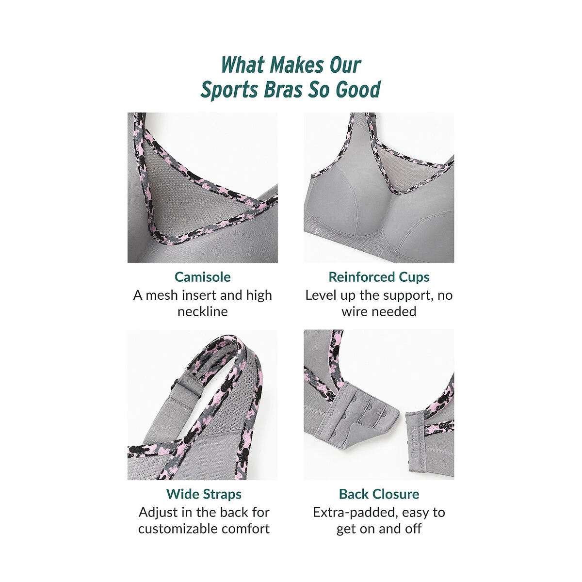 Glamorise Soutien-gorge De Sport, Sans Armatures 6 Glamorise Soutien-gorge De Sport, Sans Armatures – Image 6