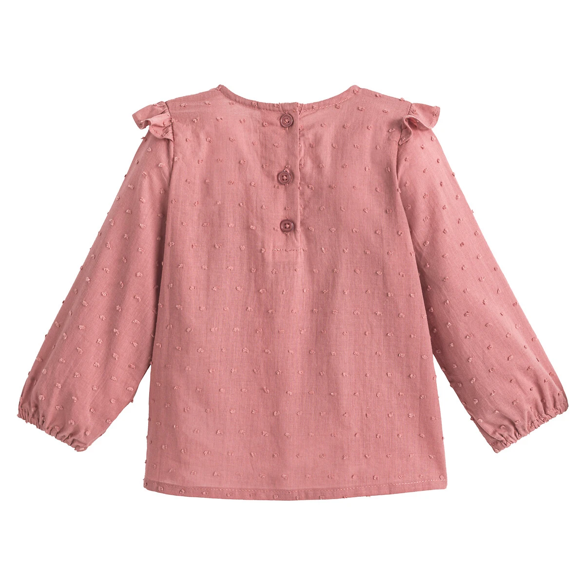 Blouse Manches Longues En Plumetis 2 Blouse Manches Longues En Plumetis – Image 2