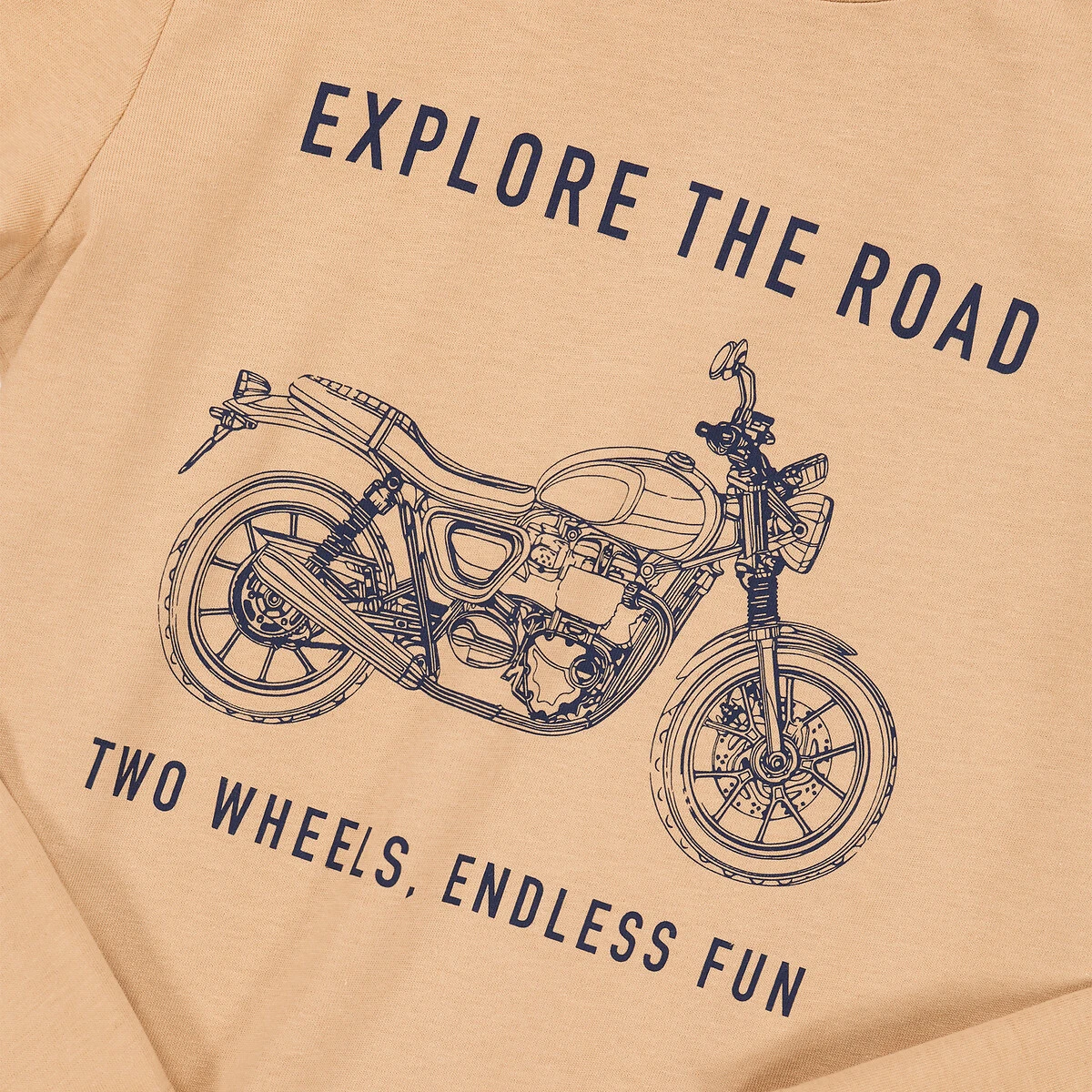 T-shirt Manches Longues, Imprimé Moto 4 T-shirt Manches Longues, Imprimé Moto – Image 4