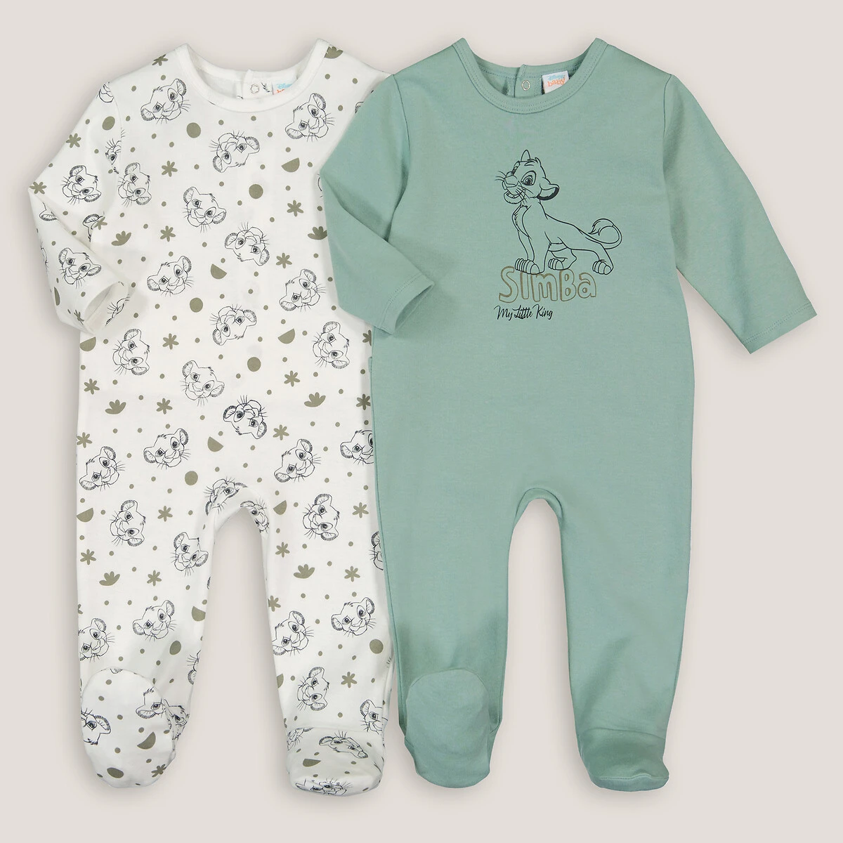 Lot De 2 Pyjamas Coton Bio 1 Lot De 2 Pyjamas Coton Bio