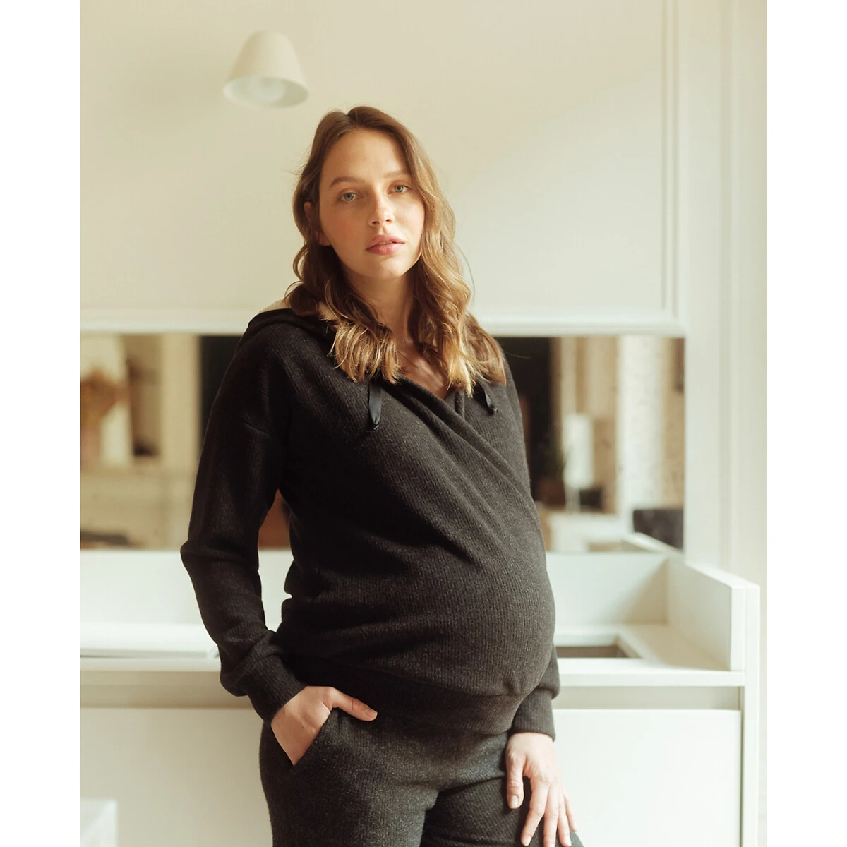 Cache Coeur Sweat De Maternité Et D'allaitement Sweet Home 6 Cache Coeur Sweat De Maternité Et D'allaitement Sweet Home – Image 6