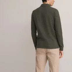 Polo En Pur Coton Manches Longues -Mode Décontractée 933990628c8c153500f7f9bf41872db4