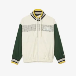 Lacoste Blouson Zippé Col Montant