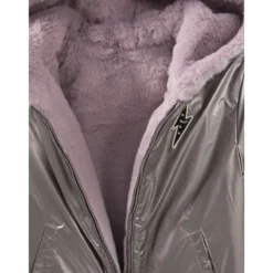 Doudoune à Capuche Métallisée -Mode Décontractée 93dbae10f439e43db48aaa76ce7a3445