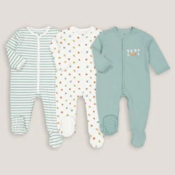 Lot De 3 Pyjamas Naissance En Coto
