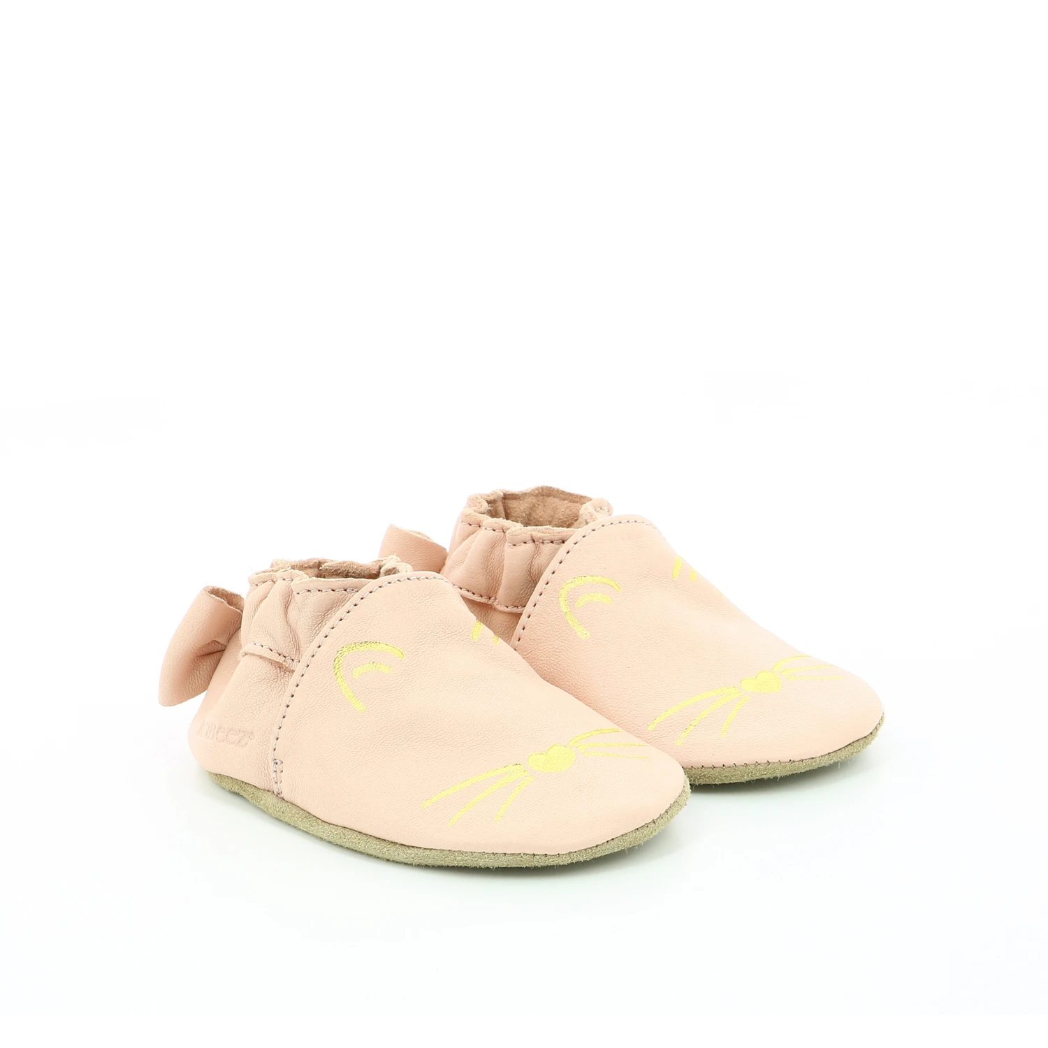 ROBEEZ Chaussons En Cuir à Tannage Végétal Goldy Cat 3 ROBEEZ Chaussons En Cuir à Tannage Végétal Goldy Cat – Image 3