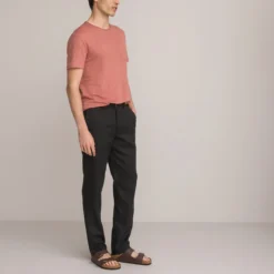 Pantalon Droit En Lin 16 Pantalon Droit En Lin -Mode Décontractée 97b8ed6abe6e94d5473cd5c74aad6e98