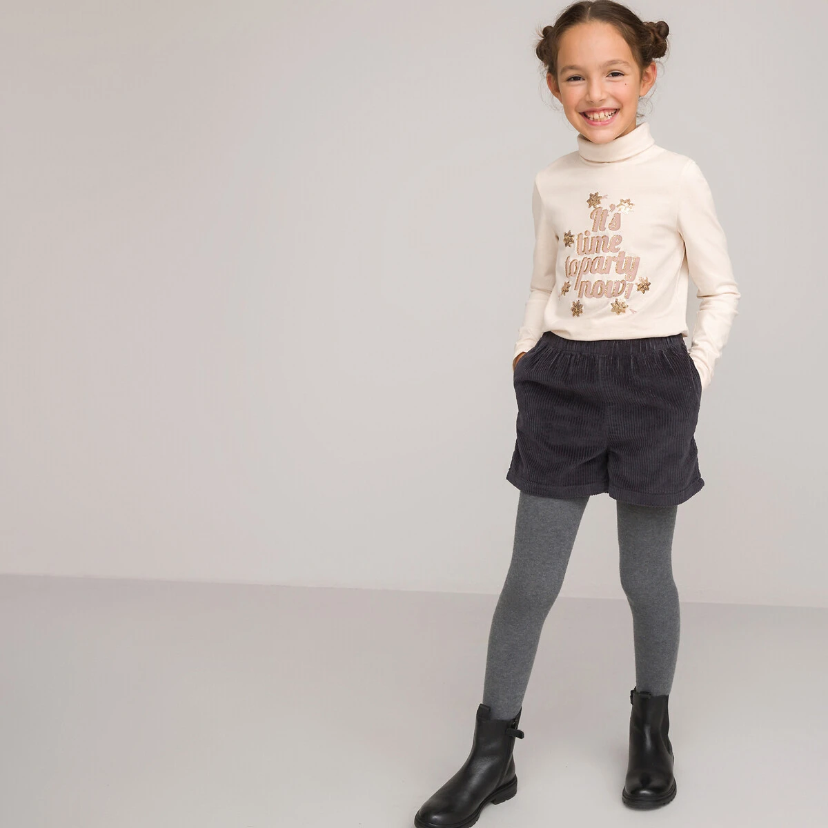 Sous-pull Col Montant, Message Imprimé Devant 2 Sous-pull Col Montant, Message Imprimé Devant – Image 2