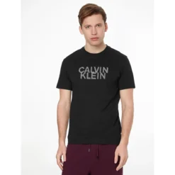 Calvin Klein T-shirt En Coton à Logo -Mode Décontractée 986523b800a8b60f4d5d387a253a037e