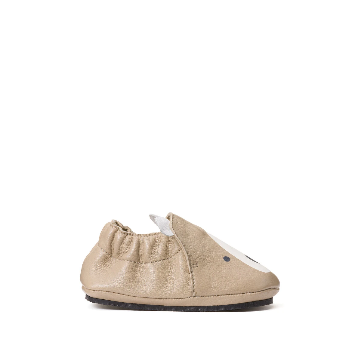 Chaussons Cuir, Imprimé Ours 2 Chaussons Cuir, Imprimé Ours – Image 2