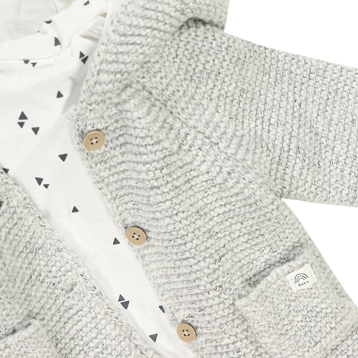 Gilet à Capuche En Tricot 3 Gilet à Capuche En Tricot – Image 3