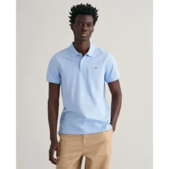 Gant Polo Droit Piqué Manches Courtes -Mode Décontractée 99fde9d7b362f025362cfd4dd58b524f