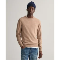 Gant Pull Col Rond En Lambswool