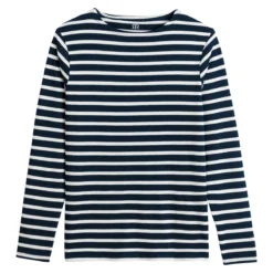 T-shirt Col Rond Manches Longues Rayé En Coton Bio 10 T-shirt Col Rond Manches Longues Rayé En Coton Bio -Mode Décontractée 9b75f6ad5ad4eefec956f53a91cad2db