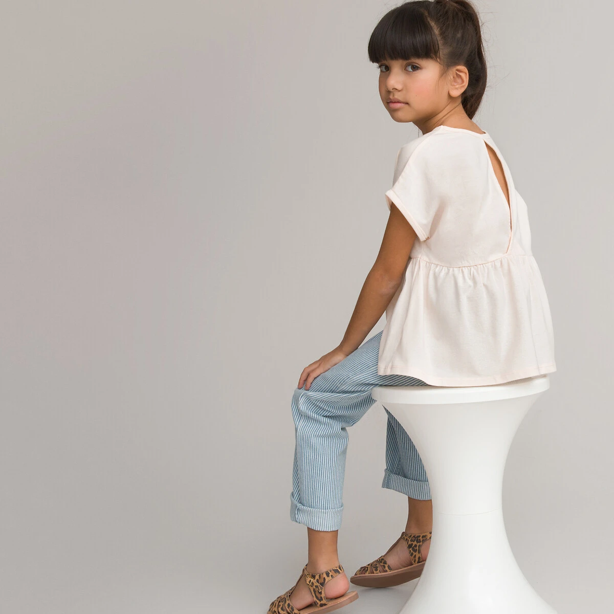 T-shirt Avec Basque Et Dos Fantaisie 2 T-shirt Avec Basque Et Dos Fantaisie – Image 2