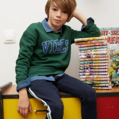 Sweat Col Rond En Molleton, Imprimé Vibes -Mode Décontractée 9c693b13ecc8e4823a34f369c88447d2