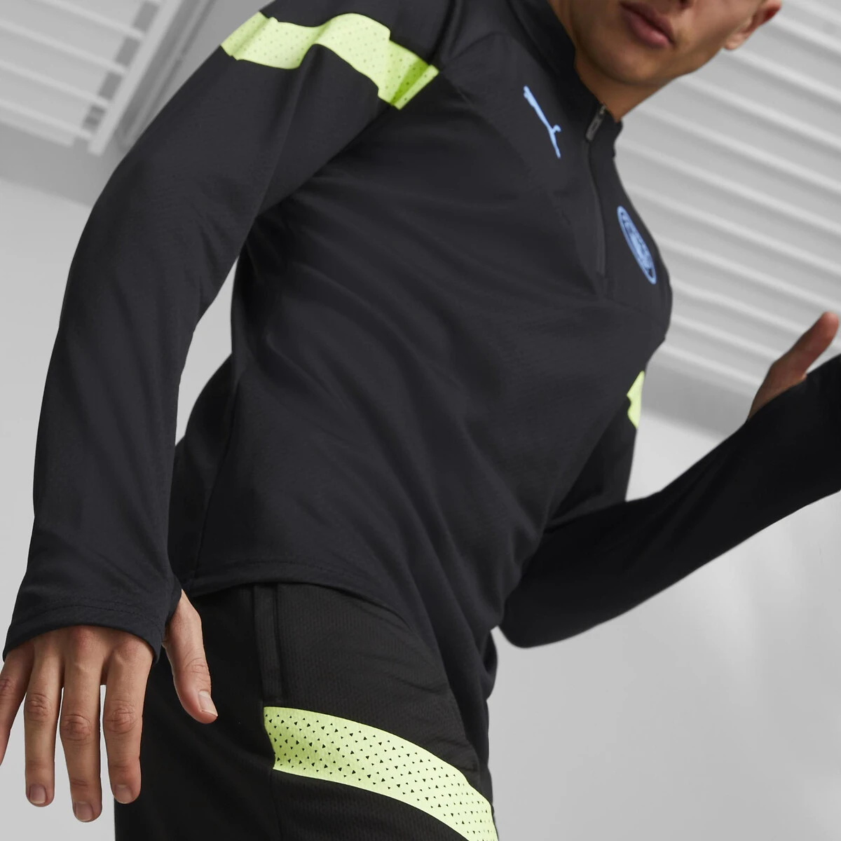 Puma Sweat 1/4 Zip De Foot Manchester City 2 Puma Sweat 1/4 Zip De Foot Manchester City – Image 2