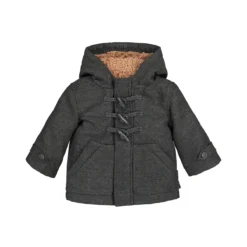 Duffle-coat à Capuche Moutonné
