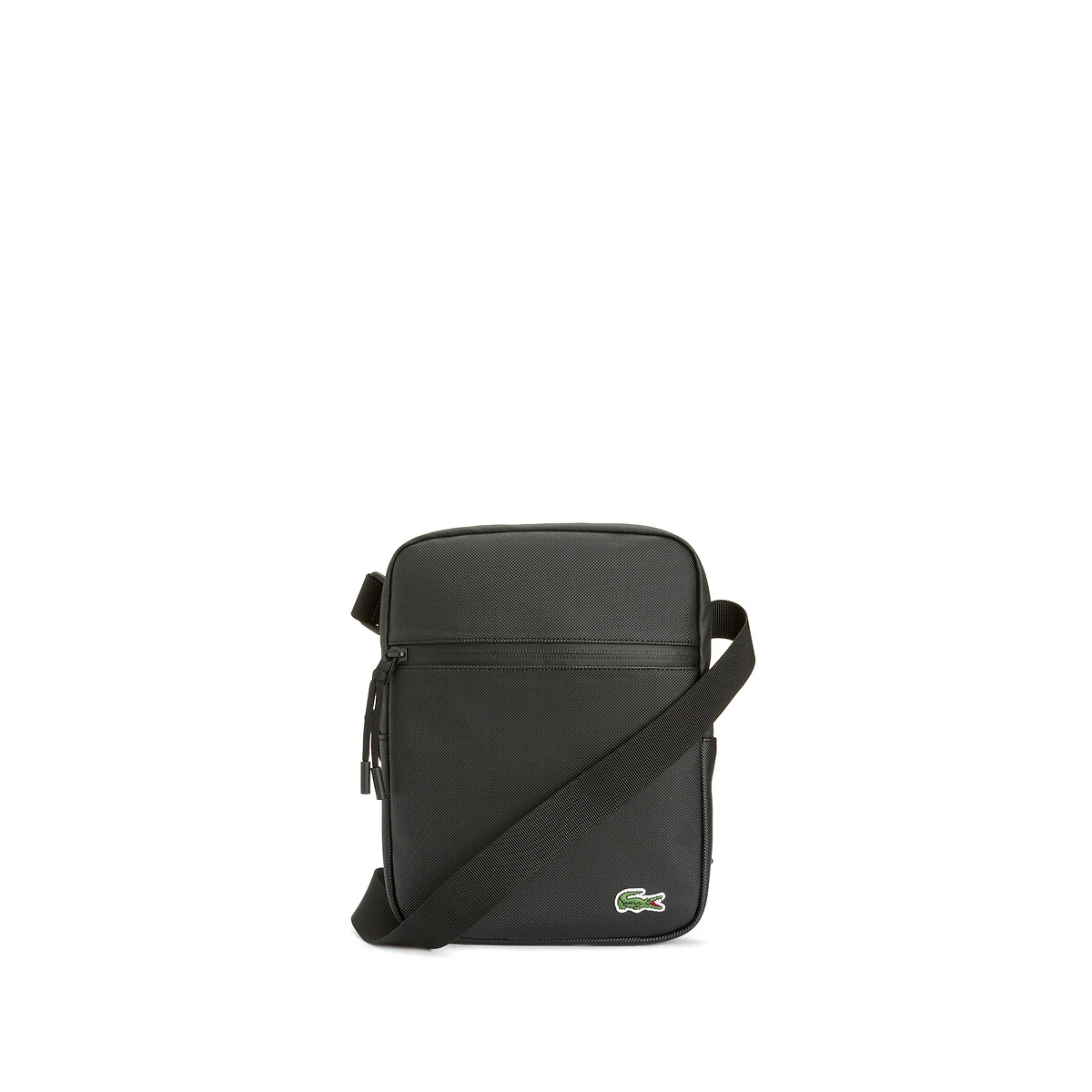 Lacoste Sacoche Plate En Toile Piquée LCST 1 Lacoste Sacoche Plate En Toile Piquée LCST