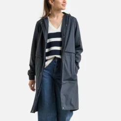 Rains Veste Zippée Imperméable à Capuche STRING PARKA