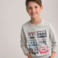 Lot De 3 T-shirts Manches Longues Imprimés