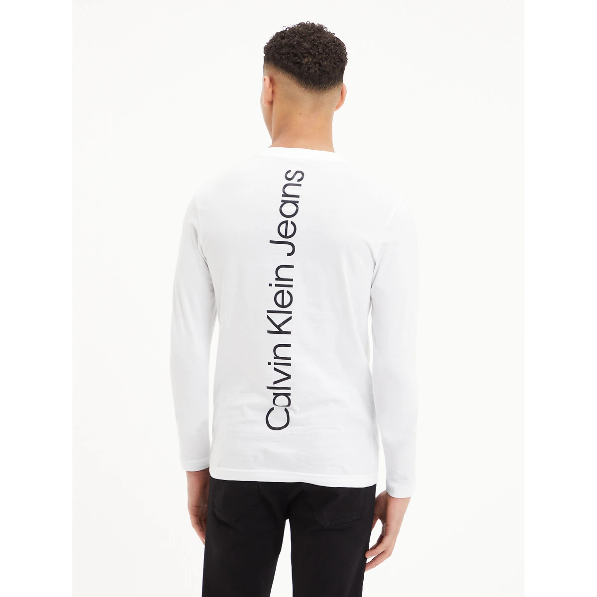 Calvin Klein Jeans T-shirt Manches Longues Logo Dos 2 Calvin Klein Jeans T-shirt Manches Longues Logo Dos – Image 2