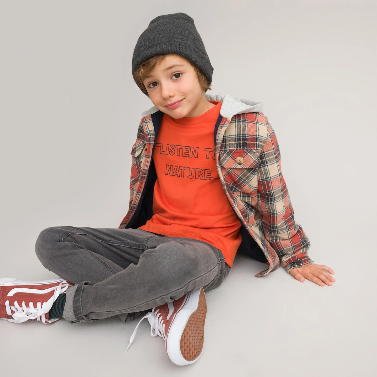 Chemise Capuche Manches Longues 3-12 Ans 2 Chemise Capuche Manches Longues 3-12 Ans – Image 2