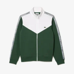 Lacoste Sweat Col Montant Demi-zippé En Coton -Mode Décontractée a24a910fe1b98d1b19607077f844b52a 2