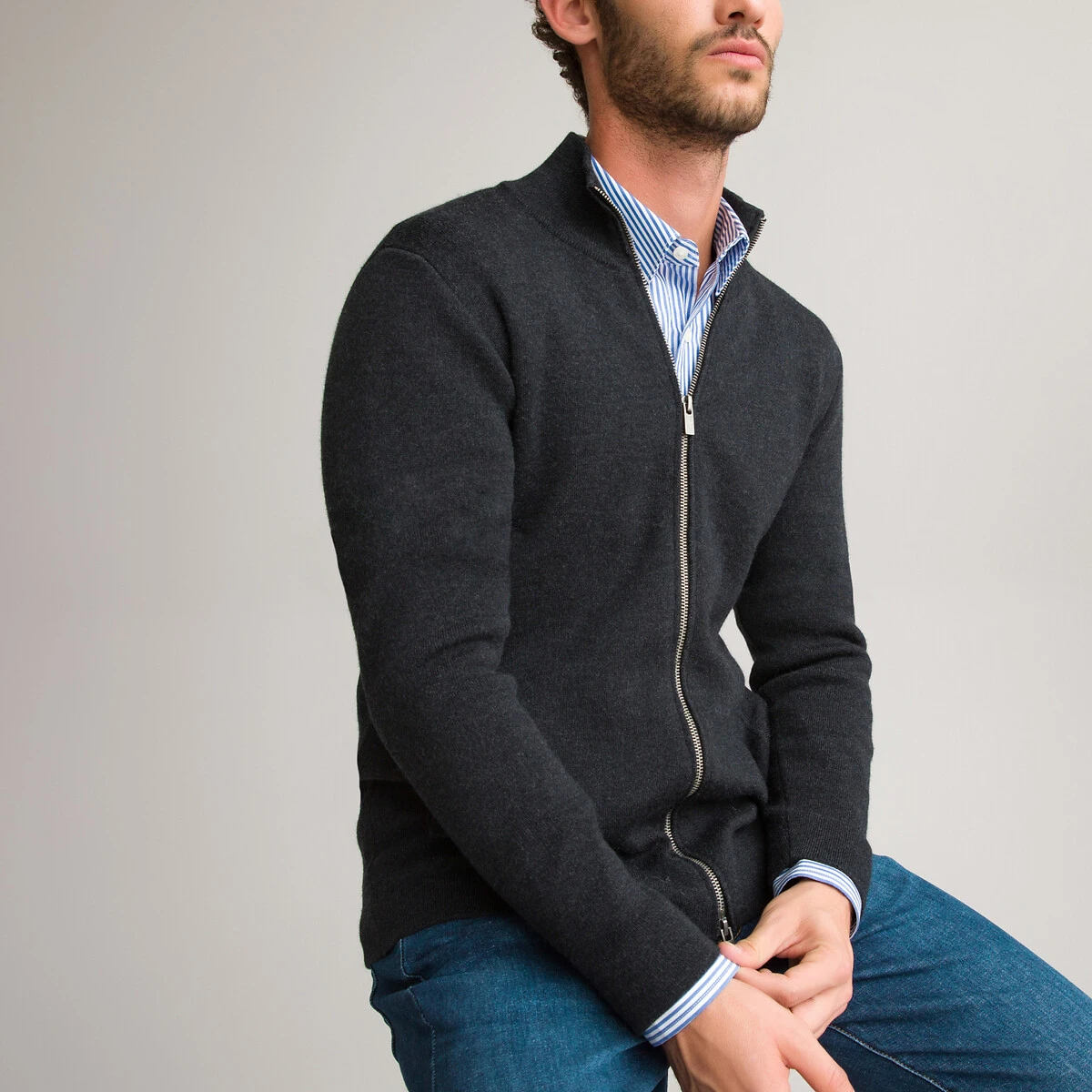 Gilet Zippé Signature Mérinos, Made In Europe 6 Gilet Zippé Signature Mérinos, Made In Europe – Image 6