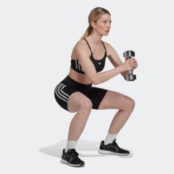 ADIDAS PERFORMANCE Short De Sport Taille Haute Essentials 3 Stripes -Mode Décontractée a4d7adc87d9438a562382686bfbcb323