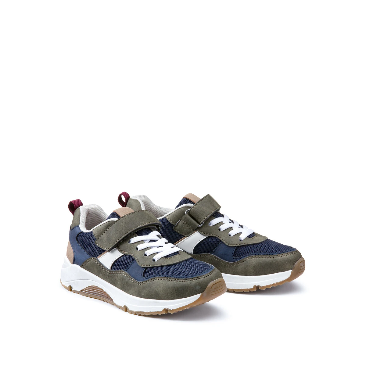 Baskets Basses à Lacets Et à Scratch 2 Baskets Basses à Lacets Et à Scratch – Image 2