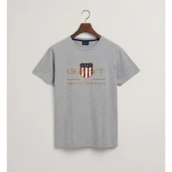Gant T-shirt Col Rond Archive Shield -Mode Décontractée a56689b3046b892119ff83c379585944