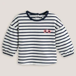 Sweat Rayé Molleton En Coton Bio -Mode Décontractée a626e933a417a3cfdffa98e8ca233f68