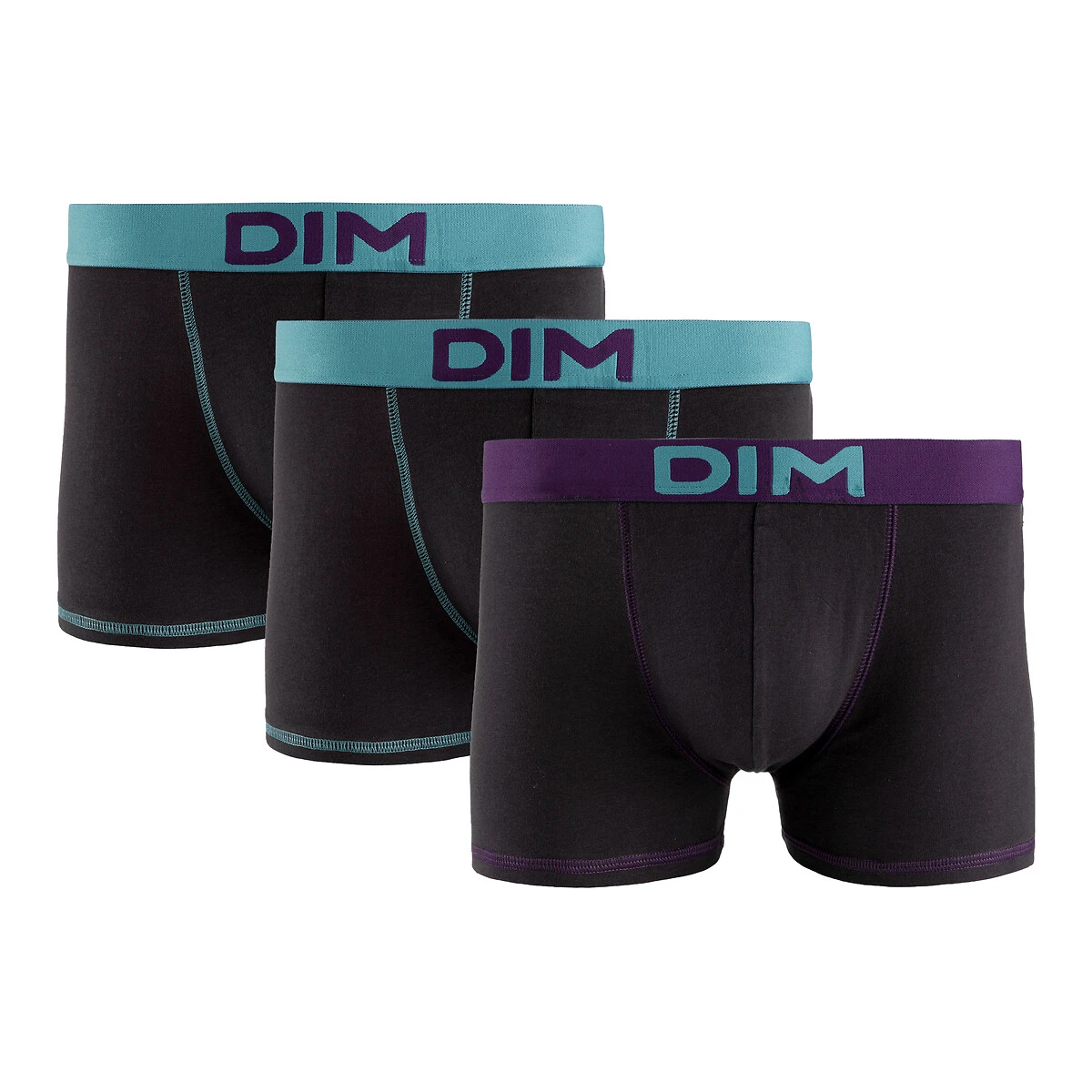 DIM Lot De 3 Boxers Mix & Colors 1 DIM Lot De 3 Boxers Mix & Colors