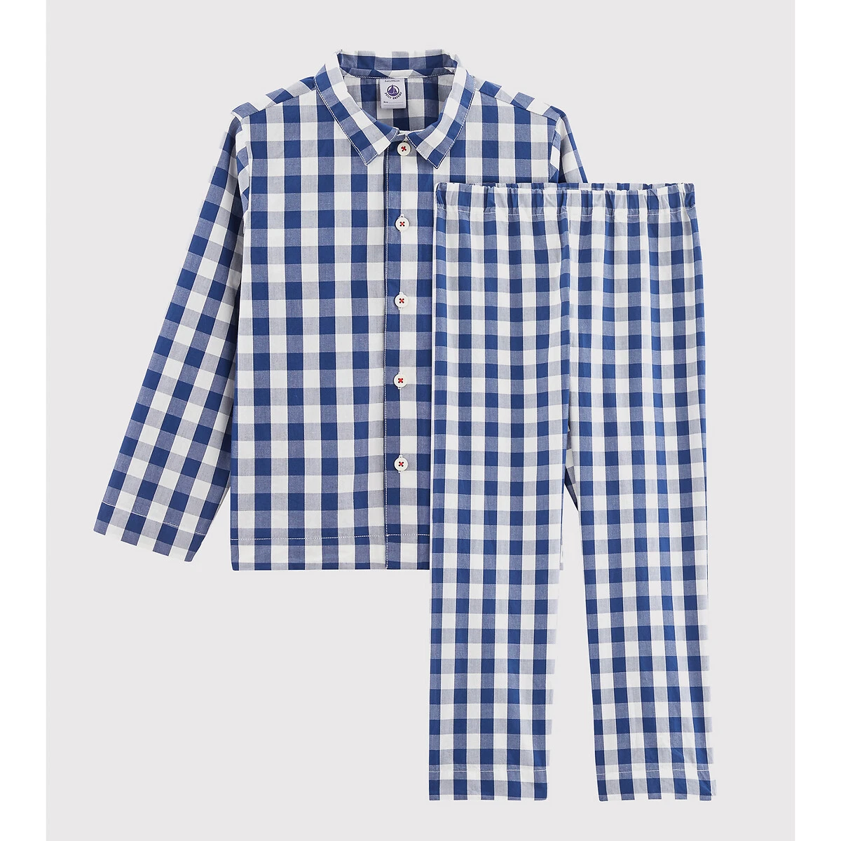 PETIT BATEAU Pyjama 2 Pièces à Carreaux 2 PETIT BATEAU Pyjama 2 Pièces à Carreaux – Image 2